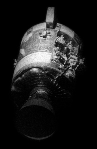 Damaged Apollo 13 Service Module